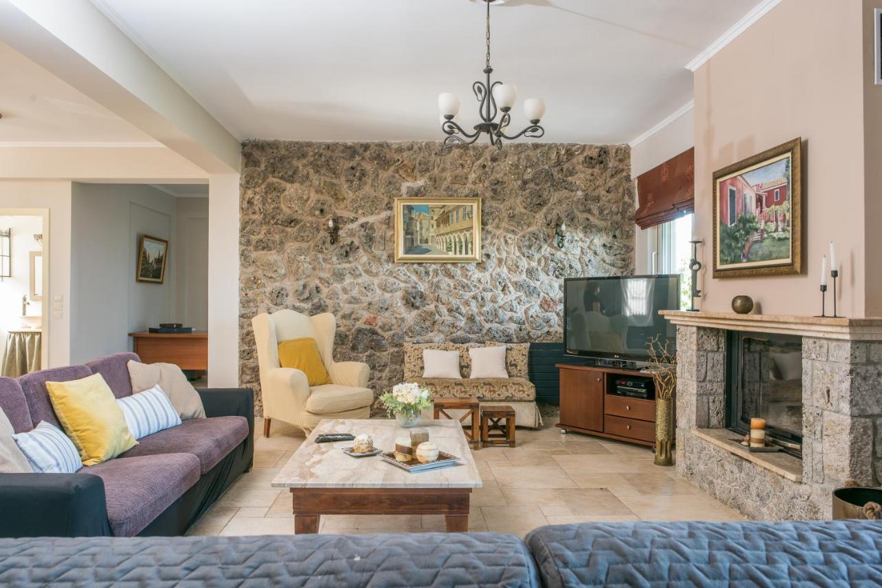 Ionian Sea View Villa By Whitedreamvillas Kato Korakiana Exterior foto